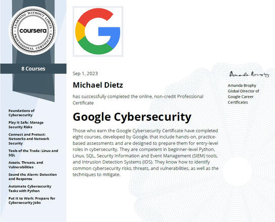 Google Cybersecurity