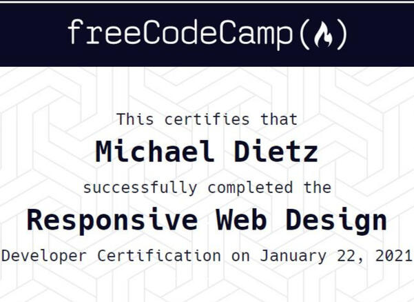 FCC Resp WebDev Cert